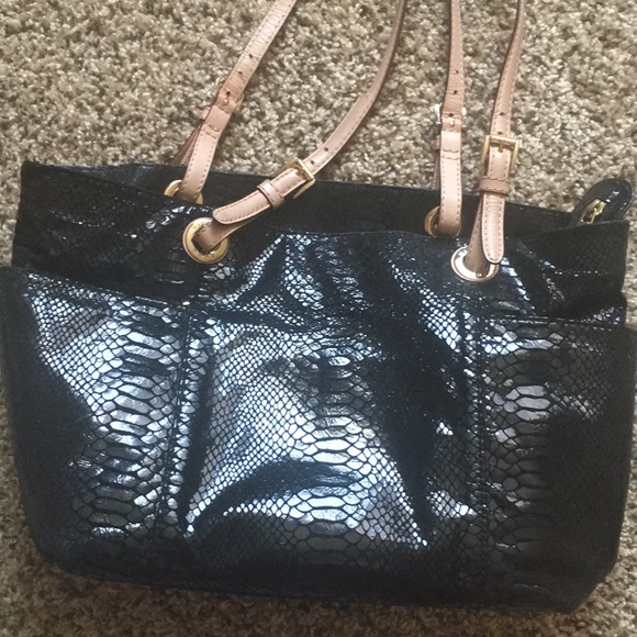Micheal Kors snakeskin tote/ shoulder bag - Picture 6 of 8